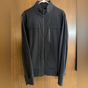 lululemon athletica Men's Black full zip fleece jacket